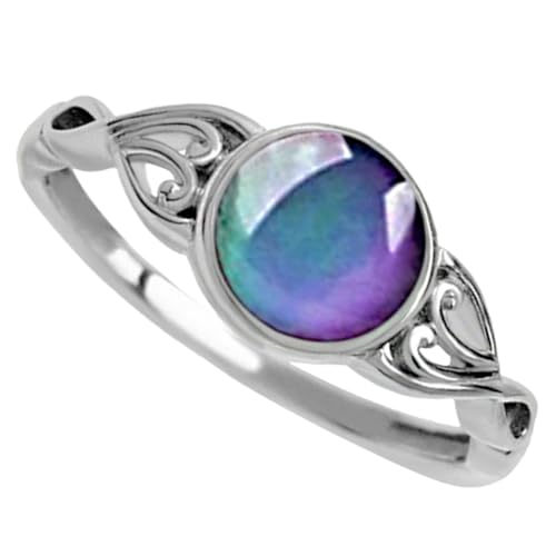 LRXIYODE Farbwechselring für Frauen und Männer Temperaturwechselring Stimmungsring für Kinder Langlebig und Komfortabel für Halloween Weihnachten und Geburtstage von LRXIYODE