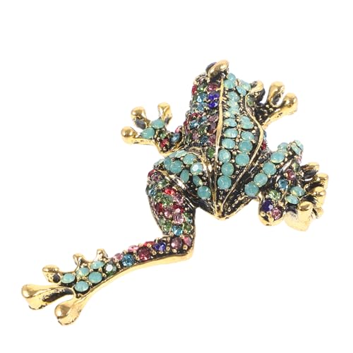 LRXIYODE Tiermotiv Frosch Brosche aus Langlebiger Anstecknadel für Kleidung Rucksack Jacke und Hut Widerstandsfähig Vielseitiges Accessoire für Damen und Herren von LRXIYODE