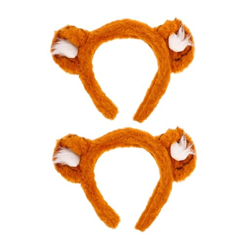 LRXIYODE Tiger Ohren Haarreif aus Weichem Plüsch Elastisches Damen Haarband Flexibles Haarschmuck accessoire für Frauen und Mädchen für Alltag Partys und Besondere Anlässe von LRXIYODE