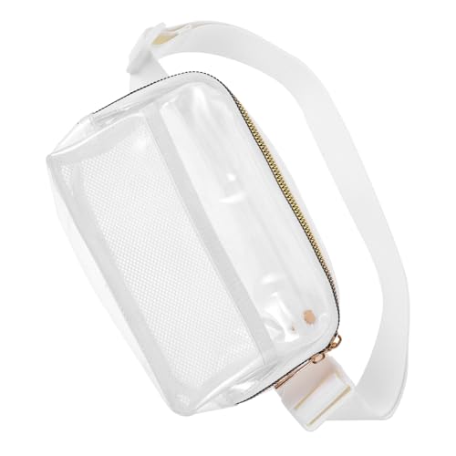 LRXIYODE Transparente Gürteltasche für Damen Herren wasserdichte Bauchtasche für Outdoor Aktivitäten Verstellbar Vielseitig Hüft oder Brusttasche Nutzbar Laufen von LRXIYODE