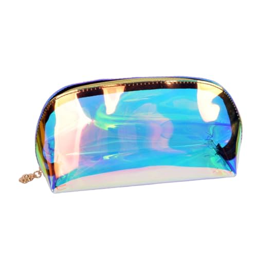 LRXIYODE Transparente Kosmetiktasche Multifunktionaler Reise Organizer Wasserabweisend Großer Kulturbeutel für Make up Waschutensilien und Kleingeld Portable Handtasche für Unterwegs von LRXIYODE
