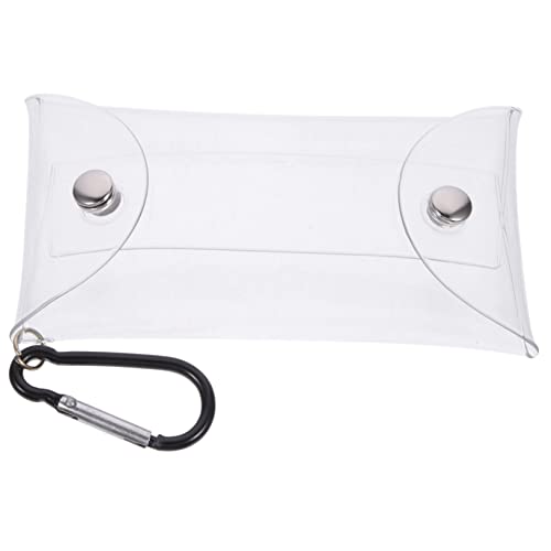 LRXIYODE Transparente Münzgeldbörse Klein Tragbare Aufbewahrungstasche für Lippenstift Schlüssel Ohrhörer Multifunktionale Reise Geldbeutel für Damen und Leicht und Elegant von LRXIYODE