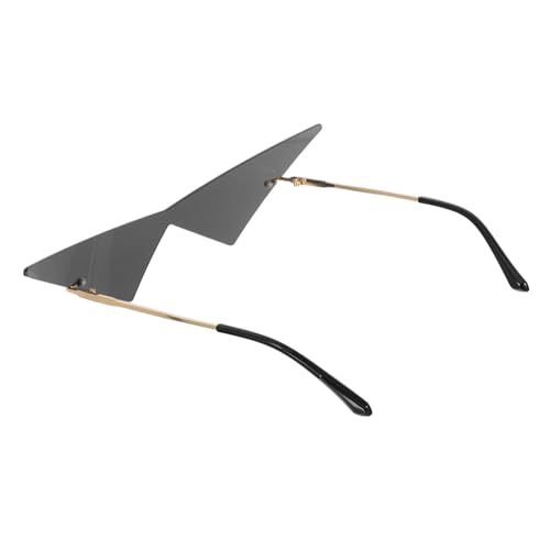 LRXIYODE Triangelförmige Damen Sonnenbrille Randlos Uv Schutz Modisch Leicht Für Outdoor Alltag Party Strand von LRXIYODE