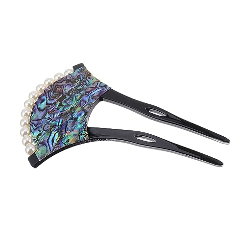 LRXIYODE U Förmige Haarnadel Acryl Haarklammer Muschelschale Vintage Stil Chinesischer Haarschmuck für Damen Mädchen Retro Haarpin für Hochsteckfrisur von LRXIYODE