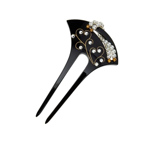 LRXIYODE U Förmige Perlen Haarspange Klassische Leichte Haarnadel Eleganter Brautschmuck Retro Design Einfach zu Tragen Geeignet für Hochzeiten Partys Festliche Anlässe Stilvoll und von LRXIYODE