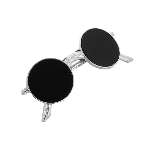 LRXIYODE Verspielte Schwarze Sonnenbrillen Haarspange Metall Haarclip mit Federverschluss Sicherer Modisches Accessoire für Frauen Mädchen Kompakt Leicht für Alltag und Party von LRXIYODE