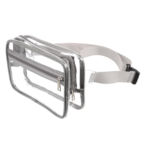 LRXIYODE Transparentes Bauchtasche Für Herren Und Damen Verstellbar Leicht Für Reisen Und Sport Mit Mehreren Fächern Zur Aufbewahrung Von Handy Geldbörse Und Schlüsseln von LRXIYODE