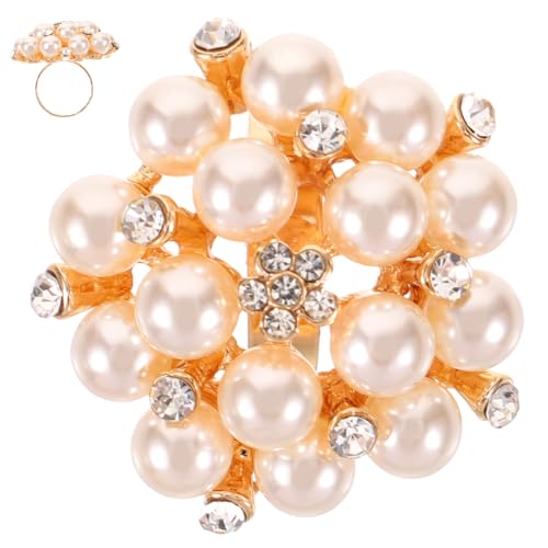 LRXIYODE Verstellbarer Damenring mit Offener Öffnung und Weißer Perle Modischer Statement Ring aus Langlebiger Legierung Geeignet für Alltag Party und Hochzeit LRXIYODE Verstellbarer Damenring mit Offener Öffnung und Weißer Perle Modischer Statement Ring aus Langlebiger Legierung Geeignet für Alltag Party und Hochzeit von LRXIYODE