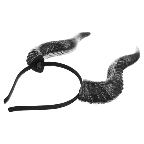 LRXIYODE Verstellbares Teufelshorn Haarreif Halloween Accessoire Cosplay DIY Stirnband mit Abnehmbaren Hörnern für Damen Herren Masquerade Party Kopfdeko von LRXIYODE