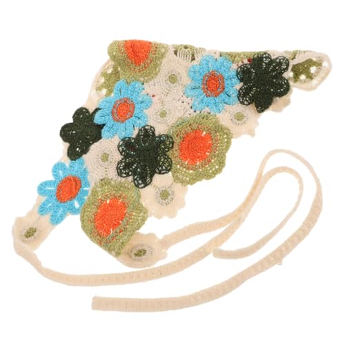 LRXIYODE Vintage Gehäkeltes Dreieckstuch Damen Haarbandana Atmungsaktiv Angenehm Modisch Vielseitig für Frühling Sommer Herbst Frisuraccessoire LRXIYODE Vintage Gehäkeltes Dreieckstuch Damen Haarbandana Atmungsaktiv Angenehm Modisch Vielseitig für Frühling Sommer Herbst Frisuraccessoire von LRXIYODE