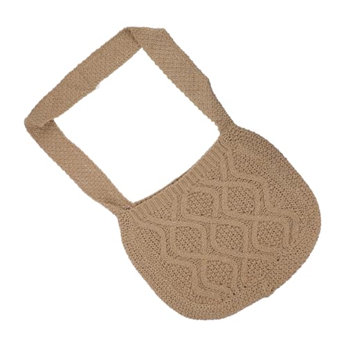 LRXIYODE Vintage Grobmaschige Umhängetasche Damen Großer Kapazität Tragbare Schultertasche aus Lässige Geflochtene Tote Bag für Alltag Reise und Strand Robustes Material Khaki LRXIYODE Vintage Grobmaschige Umhängetasche Damen Großer Kapazität Tragbare Schultertasche aus Lässige Geflochtene Tote Bag für Alltag Reise und Strand Robustes Material Khaki von LRXIYODE