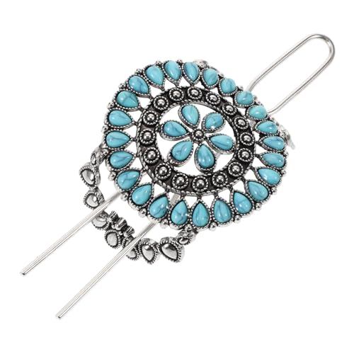 LRXIYODE Vintage Haarschmuck Chinesische Haarnadel Haargabel Türkis Blütenform Alloy Eleganter Haarschmuck für Damen Hochsteckfrisuren und Festliche Anlässe LRXIYODE Vintage Haarschmuck Chinesische Haarnadel Haargabel Türkis Blütenform Alloy Eleganter Haarschmuck für Damen Hochsteckfrisuren und Festliche Anlässe von LRXIYODE