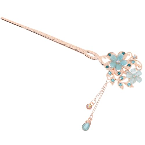 LRXIYODE Vintage Haarschmuck Damen Chinesische Haarnadeln mit Strass und Quaste Stilvolle Haarschmuck Stäbchen für Braut Partys und Festliche Frisuren Vielseitig Kombinierbar von LRXIYODE