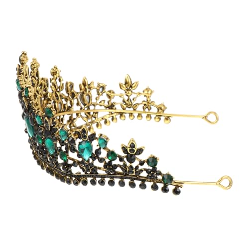 LRXIYODE Vintage Hochzeit Tiara Krone mit Barock Strasssteinen Modischer Haarschmuck für Braut Damen Mädchen Langlebiges Accessoire für Fest Party Geburtstag von LRXIYODE