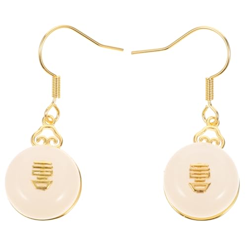 LRXIYODE Vintage Jade Ohrhänger Damen Leicht Hängende Tropfenohrringe Schmuckstücke für Frauen Valentinstagsgeschenke Langlebig und Stilvoll von LRXIYODE