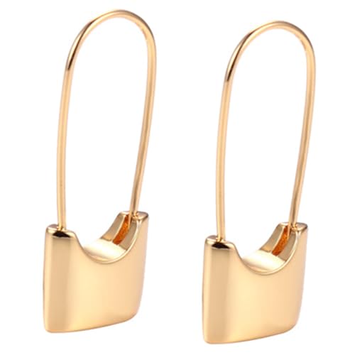 LRXIYODE Vintage Sicherheitsnadel Ohrringe Gold Damen Punk Stil Geburtstagsgeschenk Creolen für Alltag Festival Strand Party von LRXIYODE