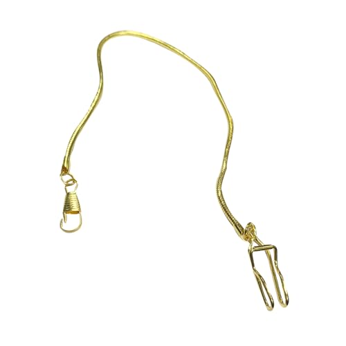 LRXIYODE Vintage Taschenuhrkette Metallkette mit Robustem Metallverschluss Dekorative Uhrenkette für Taschenuhr Langlebige Retro Pocket Watch Accessoire für Herren und Damen von LRXIYODE