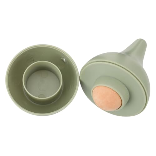 LRXIYODE Volcanic Stone Gesichtsroller Avocado Grün Ölabsorbierender Massagestein für Frauen Hautberuhigend Faltenreduzierend Fördert Durchblutung Tragbarer Aging Beautymassager von LRXIYODE
