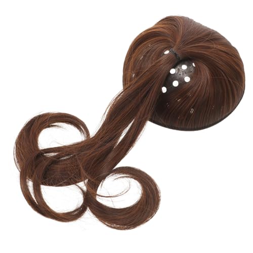LRXIYODE Volumensteigerndes Damen Haarteil Dutt Synthetische Haarverlängerung Leicht zu Tragen Vielseitig für Party Cosplay Festival Bühne und Alltag Geeignet von LRXIYODE