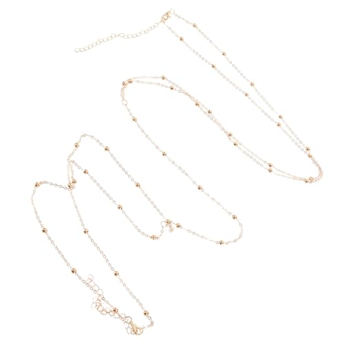 LRXIYODE Waist Chain Body Jewelry Goldfarben Boho Körperkette Damen Perlenkette Modischer Taillengürtel Für Sommer Strandkleider LRXIYODE Waist Chain Body Jewelry Goldfarben Boho Körperkette Damen Perlenkette Modischer Taillengürtel Für Sommer Strandkleider von LRXIYODE