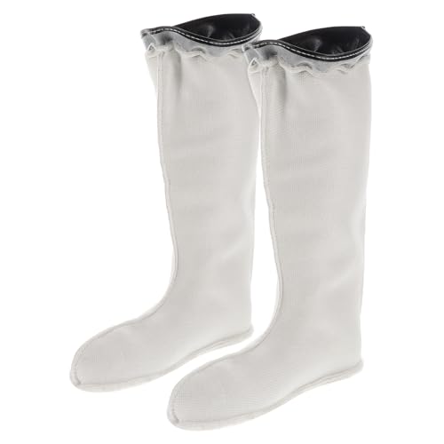 LRXIYODE Warme Fleece Stiefel Einlagen Damen Winter Gefüttert Hoher Schaft Schneeschutz Labor Schutzstiefel Isoliert für Kaltes Wetter von LRXIYODE
