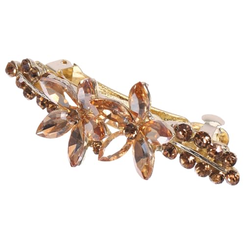 LRXIYODE Wasserdichte Strass Blumen Haarklammer Damen Frühling Haarklammer Modischer Haar accessoire Für Hochzeit Geburtstag Und Alltag von LRXIYODE