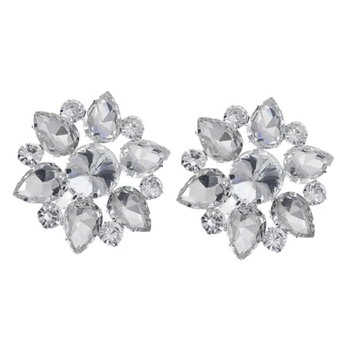 LRXIYODE Wasserfall strass schuhclips für Damen mit Abnehmbarem Design Dekorative Hochzeitsschuh accessoires Funkelnde Glitzer deko für High Heels Leicht und Einfach zu Befestigen von LRXIYODE