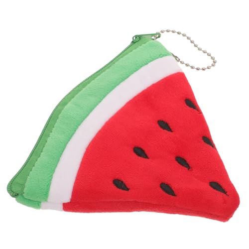 LRXIYODE Wassermelonen-münzbörse Für Damen Schlüsselbund Geldbeutel Tragbare Reißverschluss Münztasche Süße Geldbörse Für Kleingeld Und Schlüssel Für Täglichen Gebrauch von LRXIYODE