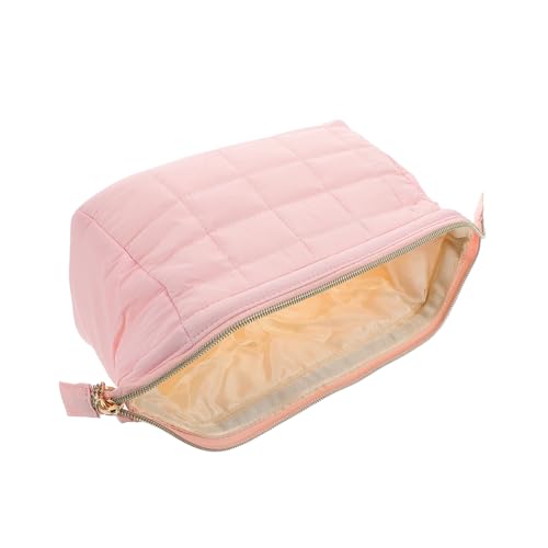 LRXIYODE Weicher Leichter Kulturbeutel Damen Tragbare Kosmetiktasche mit Vielseitiger Aufbewahrung für Make up Schmuck und Schlüssel Kompakt und Langlebig von LRXIYODE