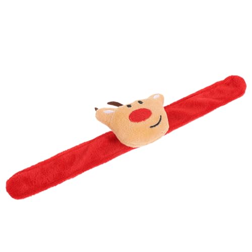 LRXIYODE Weihnachts Slap Armband Rentier Niedlich Xmas Schnapparmband Party Winterfest von LRXIYODE