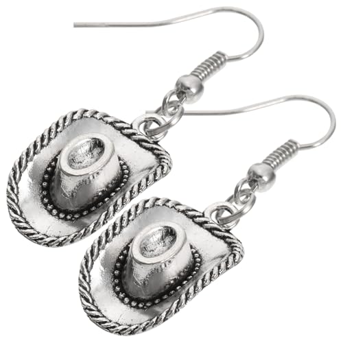 LRXIYODE Western Cowgirl Hut Ohrringe Damen Schmuckaccessoires Party Schmuck mit Einzigartigem Design und Hochwertiger Verarbeitung Passend für Alltag und Festliche Anlässe von LRXIYODE