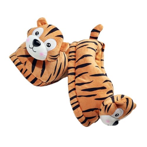 LRXIYODE Winter Hausschuhe Damen Kuschelige Baumwolle Slipper mit Rutschfester Sohle Flauschige Indoor Hausschuhe Tiermotiv Komfortable Atmungsaktive und Warme Baumwollpantoffeln von LRXIYODE