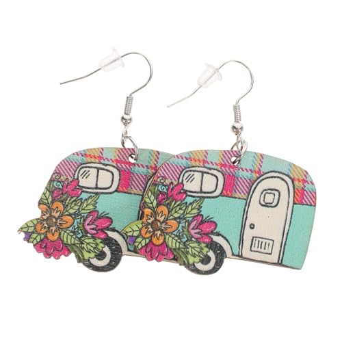 LRXIYODE Wohnmobil Ohrhänger Damen Leicht und Komfortabel Cartoon Stil Schmuck für Alltag und Party Niedliche Baumelnde Ohrringe für Frauen von LRXIYODE
