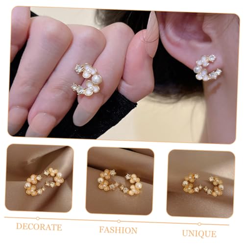 LRXIYODE Zierliche Blumen Ohrstecker Damen Leicht Elegant Floral Ohrschmuck Modisch Angenehm Tragbar für Frauen und Mädchen von LRXIYODE