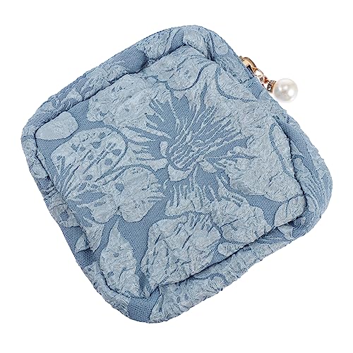 LRXIYODE Zipper Damen Hygiene Aufbewahrungstasche Multifunktionale Kosmetiktasche für Damen Praktisch und Tragbar für Schule Reisen und Alltag Hellblau von LRXIYODE