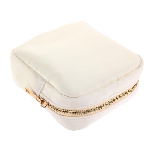 LRXIYODE wasserdichte Kosmetiktasche Damen Kulturbeutel Make -up -Taschenkoffer Toiletry Bag Wasserfestes Toilettenbeutel Mädchen Make -up -Tasche -Fall Nylon Beige von LRXIYODE