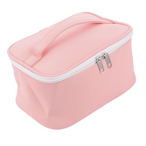 LRXIYODE wasserdichte Kosmetiktasche aus Strapazierfähigem PU Material Leichte Make Up Tasche mit Großem Fassungsvermögen Kratzfest Praktisch für Damen Reisen Business und Outdoor von LRXIYODE