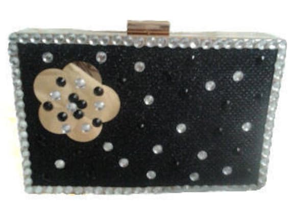 Kupplungsbeutel Schwarzes Starlight Kupplungsbeutel Schwarzes Starlight von LRawalCollection