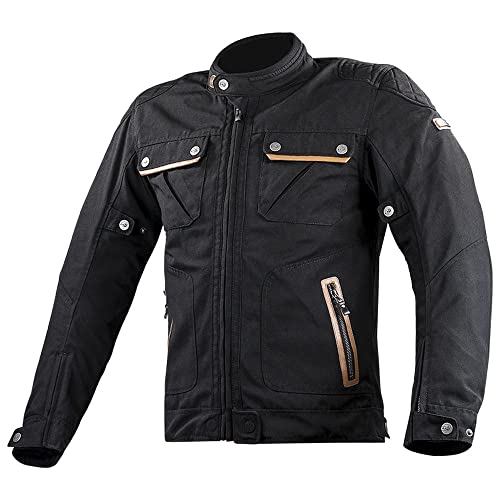LS2 Herren Bullet Jacke, Schwarz, 5XL von LS2