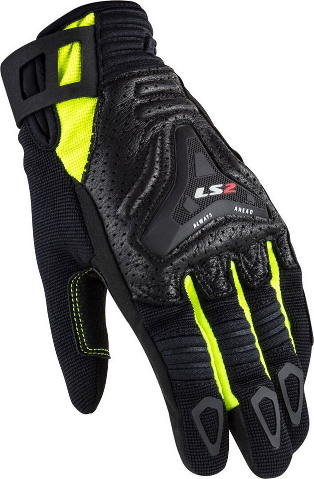 LS2 Motorradhandschuhe All Terrain perforierte Damen Motorrad Handschuhe Atmungsaktiv von LS2