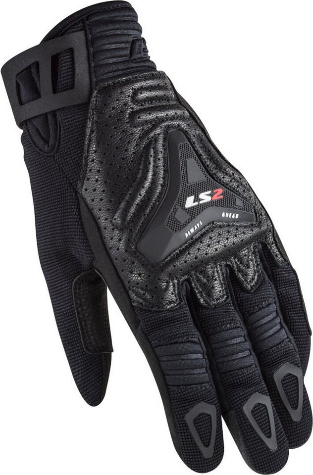 LS2 Motorradhandschuhe All Terrain perforierte Motorrad Handschuhe Atmungsaktiv von LS2