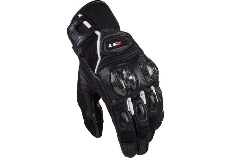 LS2 Motorradhandschuhe LS2 Spark II Sporthandschuhe schwarz / weiß von LS2