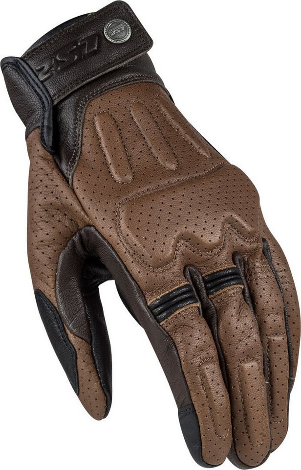 LS2 Motorradhandschuhe Rust perforierte Motorrad Handschuhe von LS2