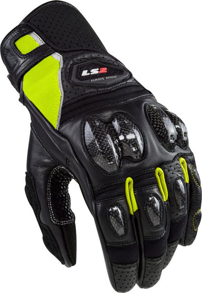 LS2 Motorradhandschuhe Spark II Leather perforierte Motorradhandschuhe von LS2