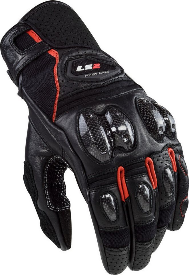 LS2 Motorradhandschuhe Spark II Leather perforierte Motorradhandschuhe von LS2
