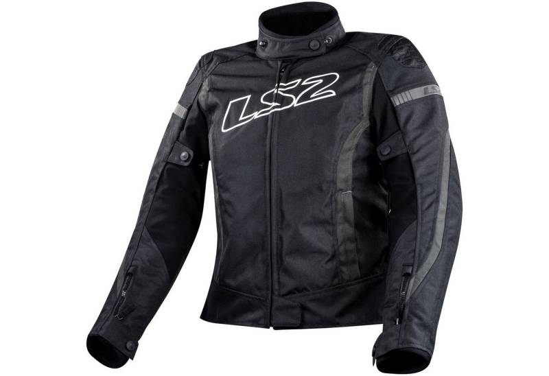 LS2 Motorradjacke LS2 Gate Damen Jacke schwarz / grau atmungsaktiv von LS2