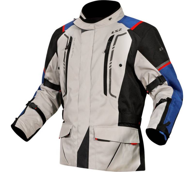 LS2 Motorradjacke Narvik wasserdichte Motorrad Textiljacke herausnehmbares Innenfutter,wasserdicht von LS2
