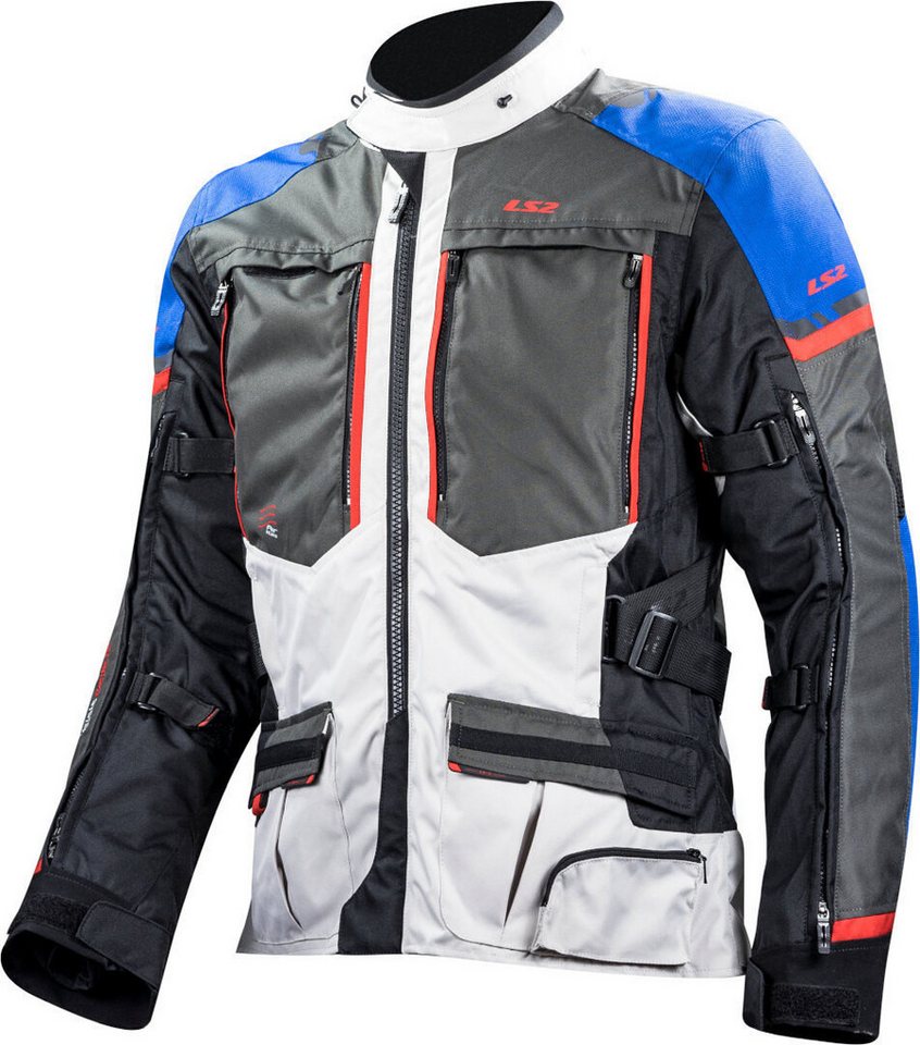LS2 Motorradjacke Norway wasserdichte Motorrad Textiljacke herausnehmbares Innenfutter,wasserdicht,herausnehmbare Membrane von LS2