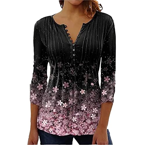 Damen Shirt Bluse Damen Lässig Halloween Kostüm Damen Plus Size Trompetenaermel Bluse Schwarz Damen Kleidung Elegant Schwarze Tops Damen Pullover Damen Blau Rotes Top Damen Elegant Rainbow Shirt Damen von LSAltd