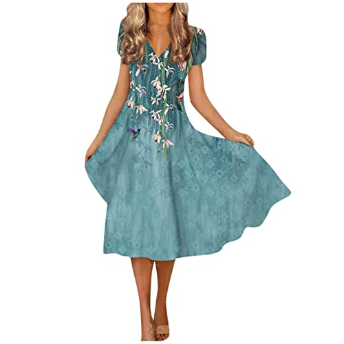 Damen Sommerkleider Zur Hochzeit Damen Weißes Kleid Damen Kurz Party Kleider Damen Rückenfrei Schwarzes Kleid Mit Langem Arm Swing Kleider Damen Prinzessin Kleider Damen Lang Damenkleider Festlich von LSAltd